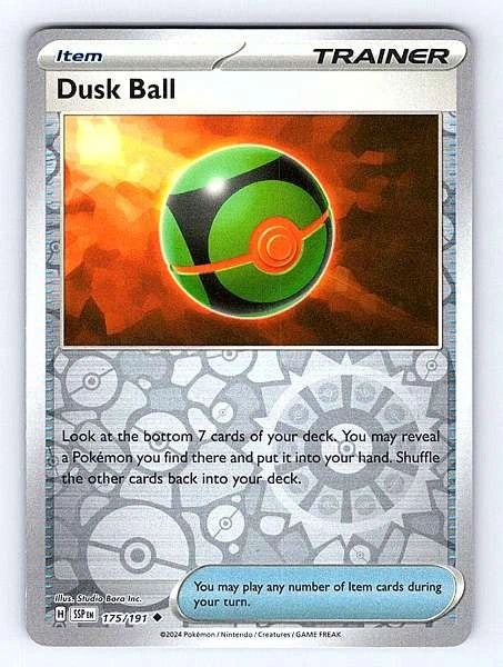Dusk Ball 175/191 Surging Sparks Common NM Pokemon TCG
