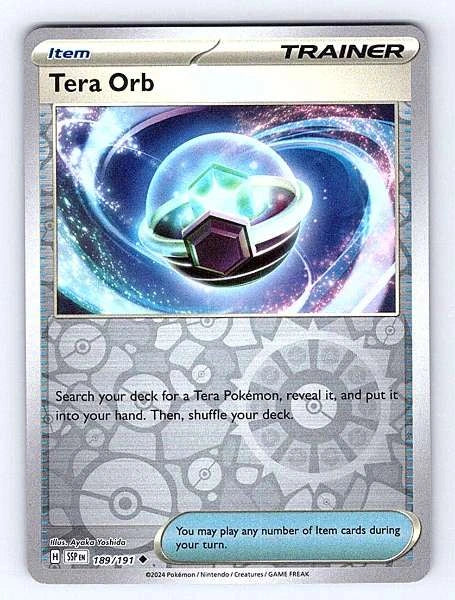 Tera Orb 189/191 Surging Sparks Common NM Pokemon TCG