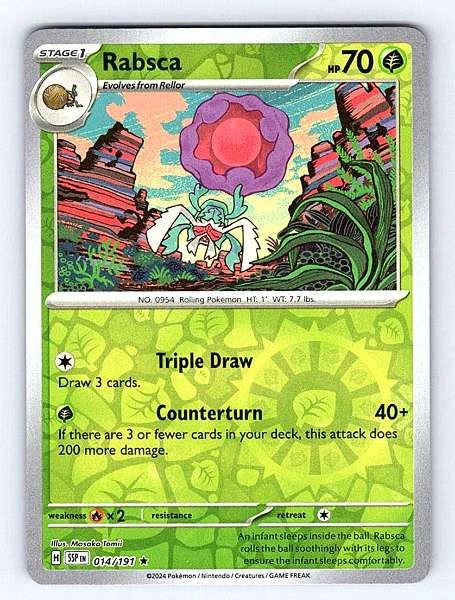 Rabsca 014/191 Surging Sparks Common NM Pokemon TCG
