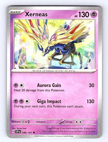 Xerneas 088/191 Surging Sparks Rare NM Pokemon TCG