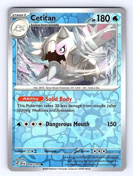 Cetitan 054/191 Surging Sparks Common NM Pokemon TCG