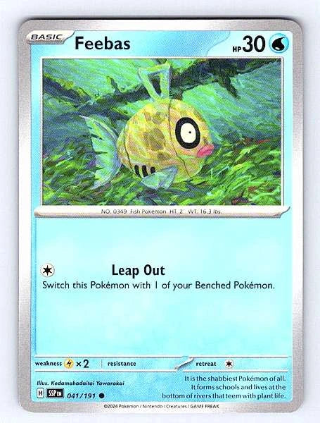 Feebas 041/191 Surging Sparks Common NM Pokemon TCG