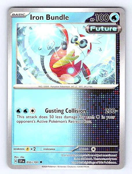 Iron Bundle 055/191 Surging Sparks Rare NM Pokemon TCG