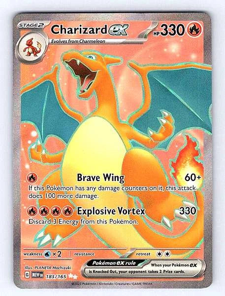 Charizard ex 183/165 151 Ultra Rare NM Pokemon TCG