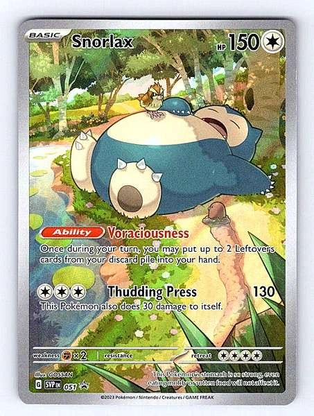 Snorlax 051 Scarlet & Violet 151 Promo NM Pokemon TCG