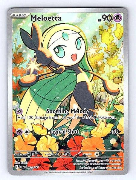 Meloetta 026 Mega Evolution Promo Ultra Rare NM Pokemon TCG