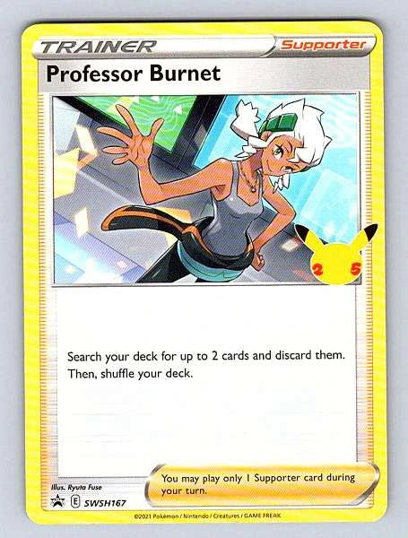 Professor Burnet SWSH167 SWSH Black Star Promos Ultra Rare NM Pokemon TCG