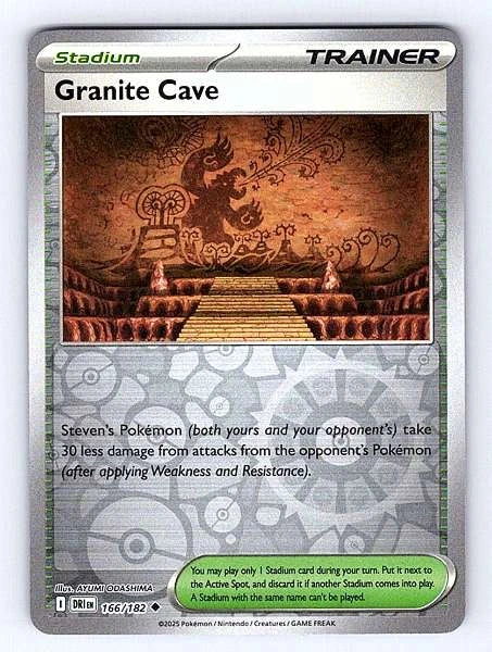 Granite Cave 166/182 Destined Rivals Uncommon NM Pokemon TCG