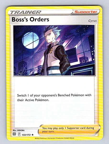 Cyrus 132/172 Brilliant Stars Rare NM Pokemon TCG