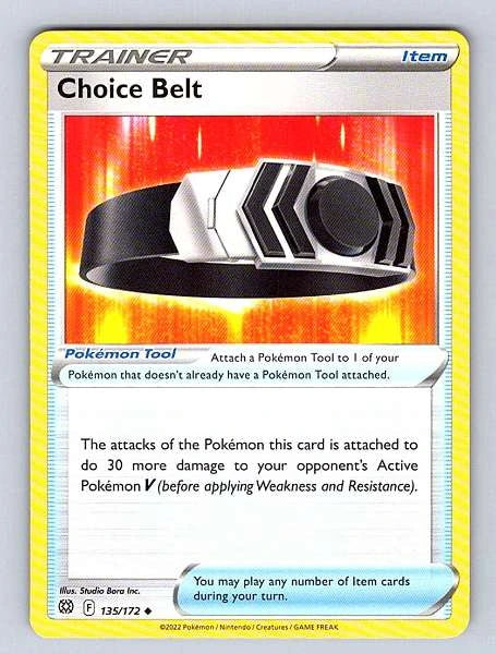 Choice Belt 135/172 Brilliant Stars Uncommon NM Pokemon TCG
