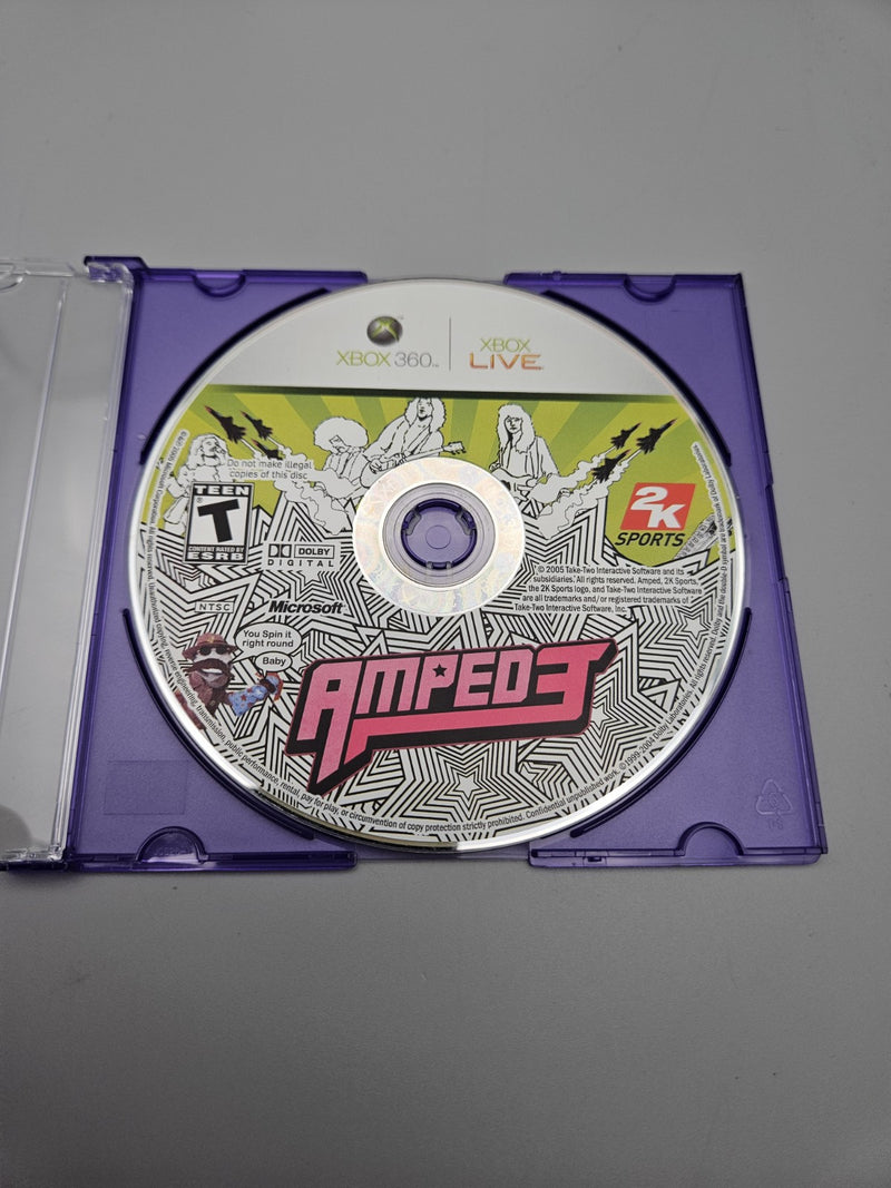 Amped 3 Microsoft Xbox 360 Disc Only Refurbished Excellent