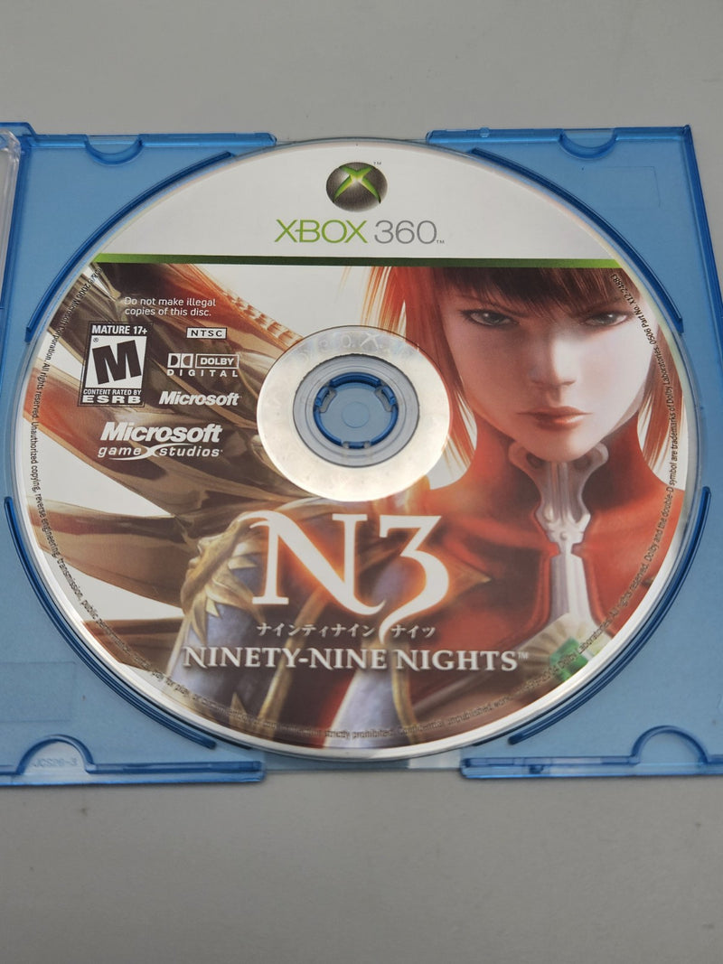 Ninety-Nine Nights N3 Xbox 360 Disc Only Refurbished Excellent