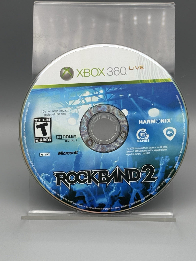 Rock Band 2 Microsoft Xbox 360 Disc Only Refurbished Excellent