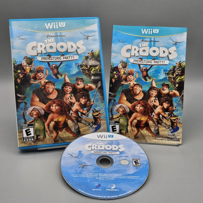 Croods Prehistoric Party Nintendo Wii U Complete Refurbished Excellent
