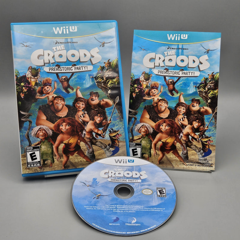 Croods Prehistoric Party Nintendo Wii U Complete Refurbished Excellent