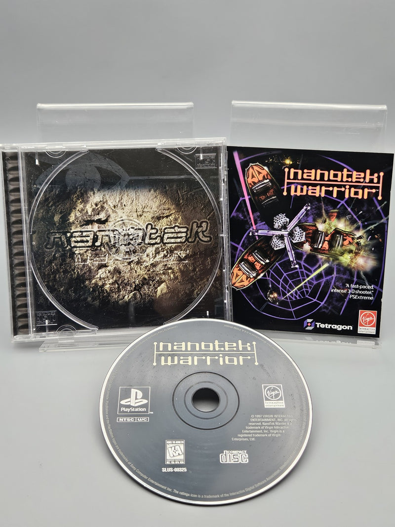 Nanotek Warrior Sony PlayStation PS1 Complete CIB Tested Refurbished Excellent