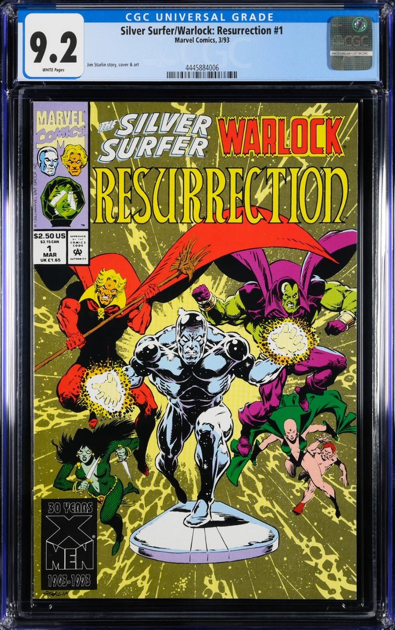Silver Surfer/Warlock Resurrection #1 CGC 9.2 (1993) Marvel Comics Jim Starli