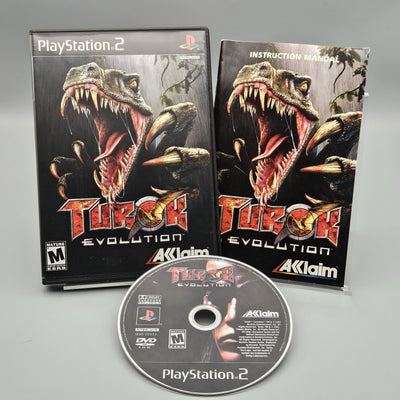 Turok Evolution PS2 PlayStation 2 Complete CIB Tested Refurbished Excellent