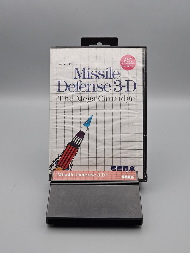 Missile Defense 3-D Sega Master System Game Japan Complete 1987 Retro