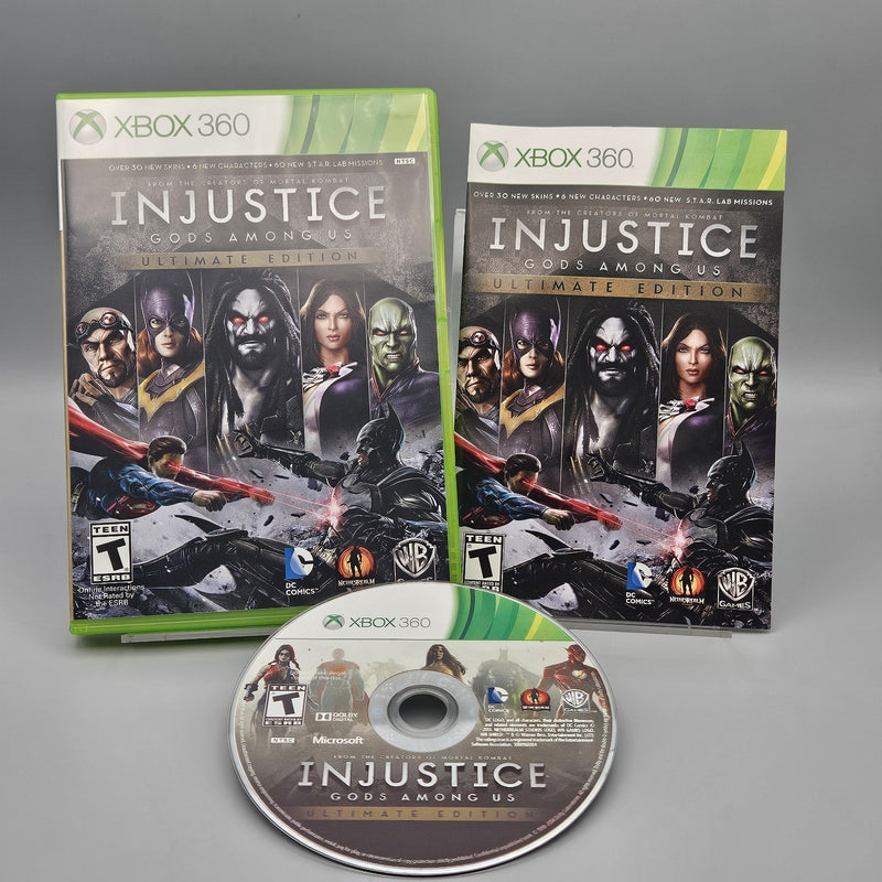 Injustice Gods Among Us Ultimate Edition Xbox 360 Complete Refurbished Excellent