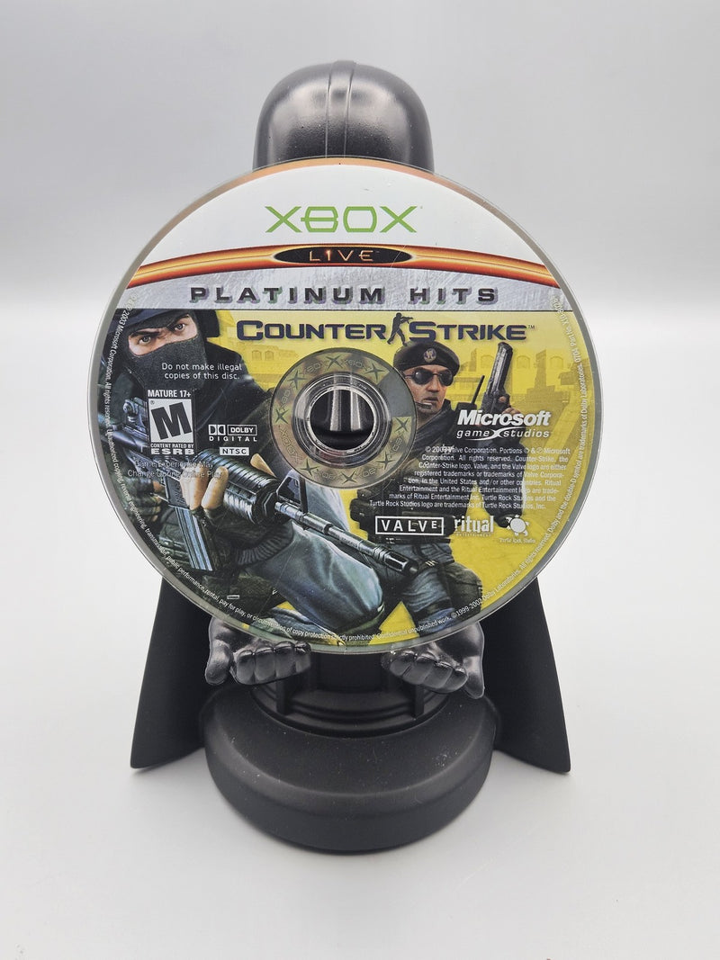Counter-Strike Xbox Platinum Hits Video Game Disc Microsoft Valve Shooter Tested
