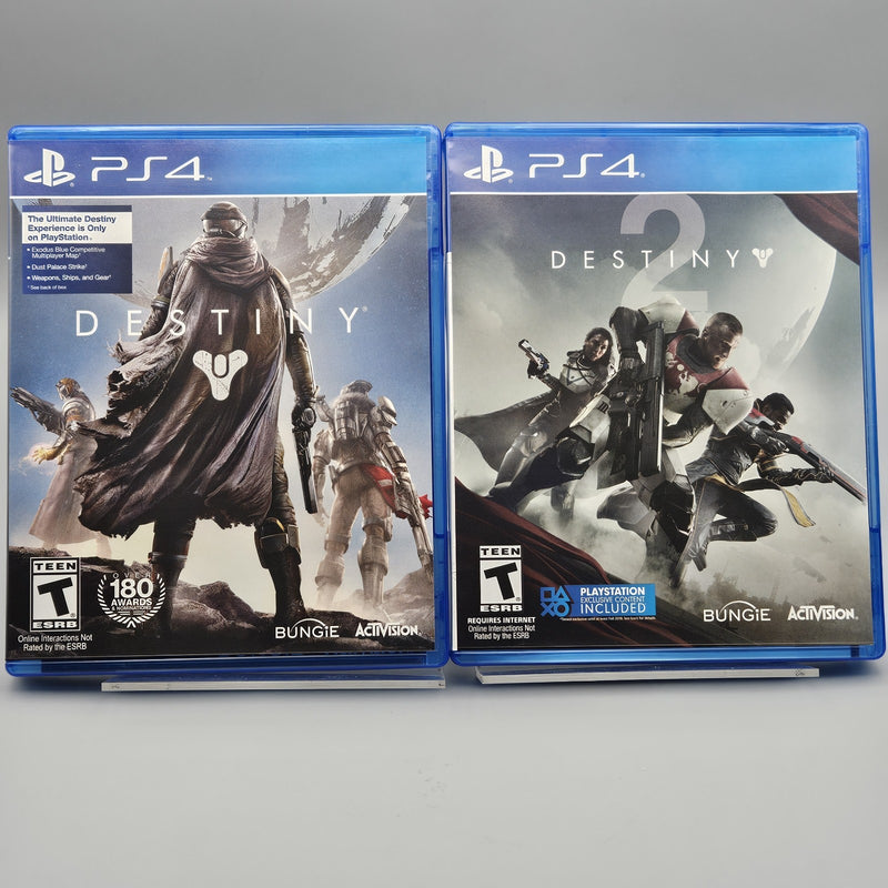 Destiny 1 & Destiny 2 PlayStation 4 PS4 Bundle Refurbished Excellent