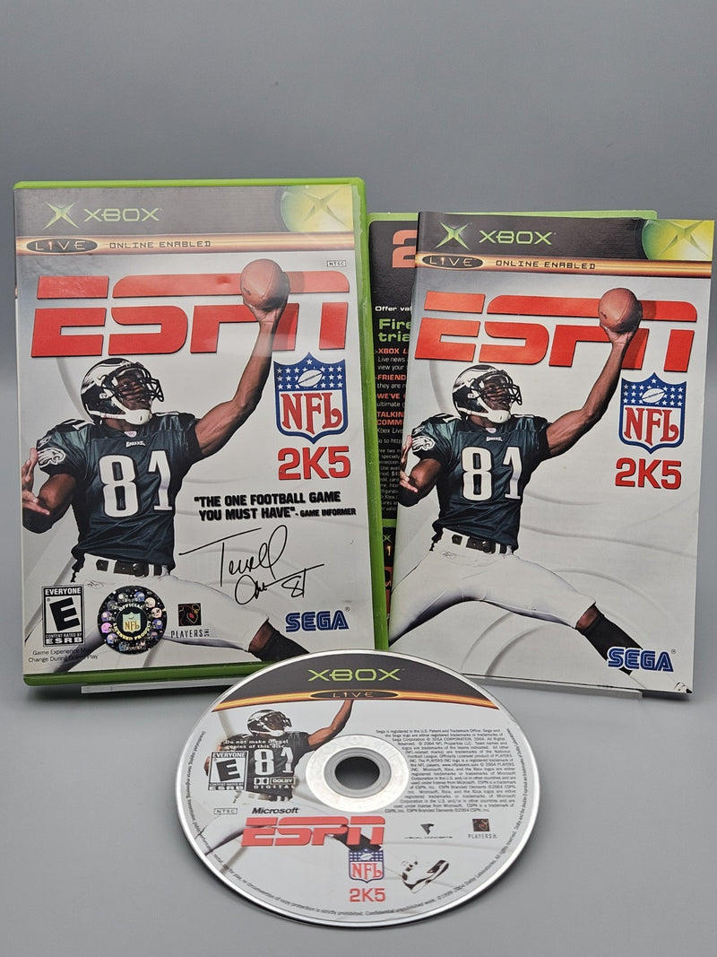 ESPN NFL 2K5 Xbox Complete CIB Tested Refurbished Excellent