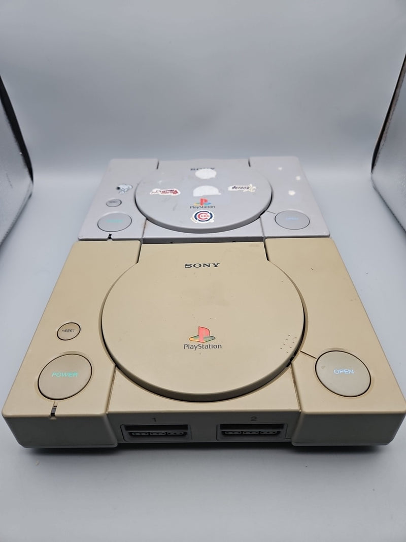 Lot Of 2 Sony PlayStation 1 PS1 Game Consoles SCPH-7501 For Parts Or Repair