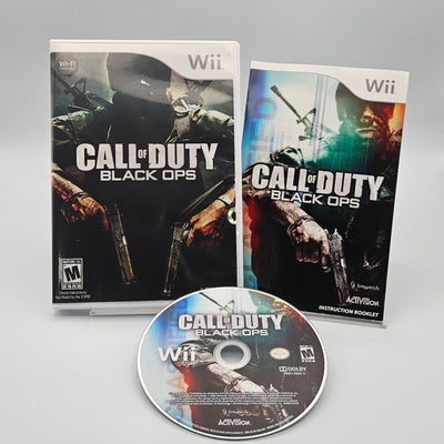 Call of Duty Black Ops Nintendo Wii Complete CIB Refurbished Excellent