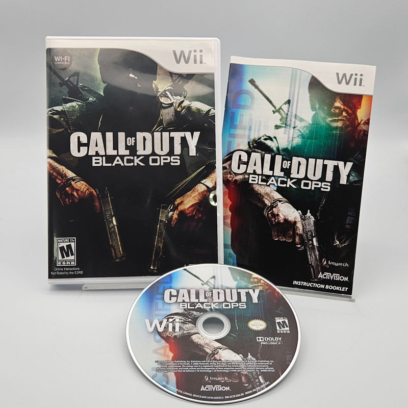 Call of Duty Black Ops Nintendo Wii Complete CIB Refurbished Excellent