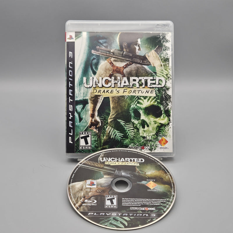 Uncharted Drakes Fortune PlayStation 3 PS3 No Manual Refurbished Very Good
