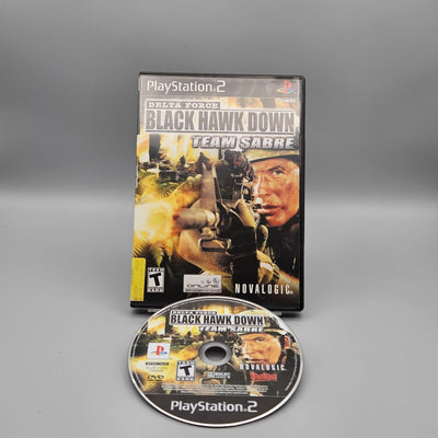 Delta Force Black Hawk Down Team Sabre Playstation 2 PS2 No Manual Very Good