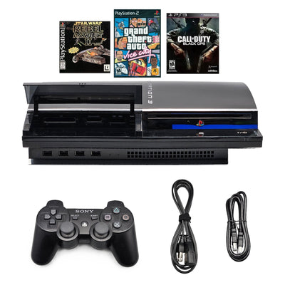 PlayStation 3 CECHE01 PS3 80GB Fat Backwards Compatible Refurbished Console