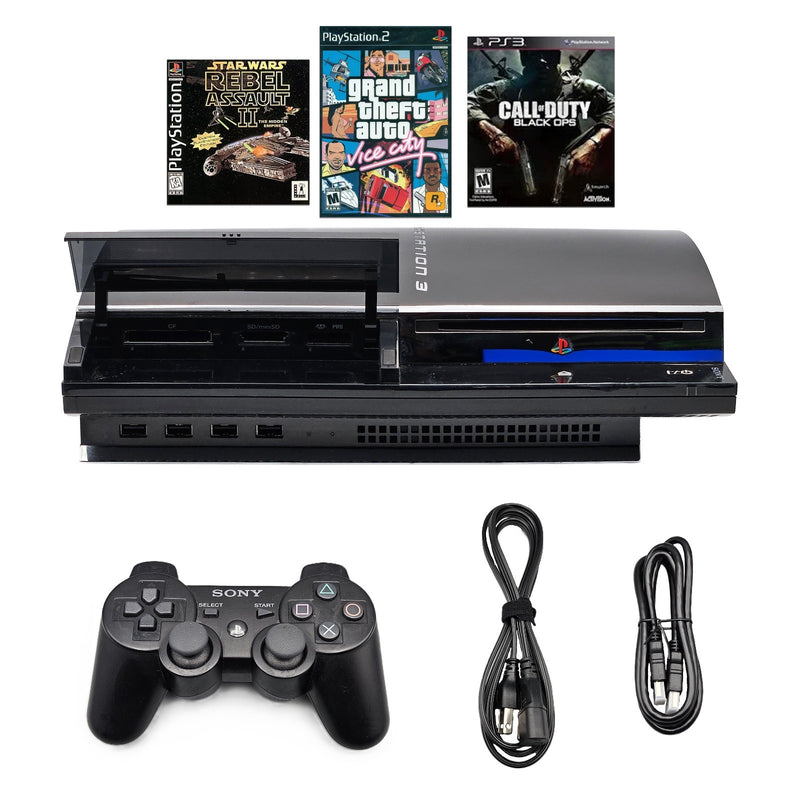 PlayStation 3 CECHE01 PS3 80GB Fat Backwards Compatible Refurbished Console