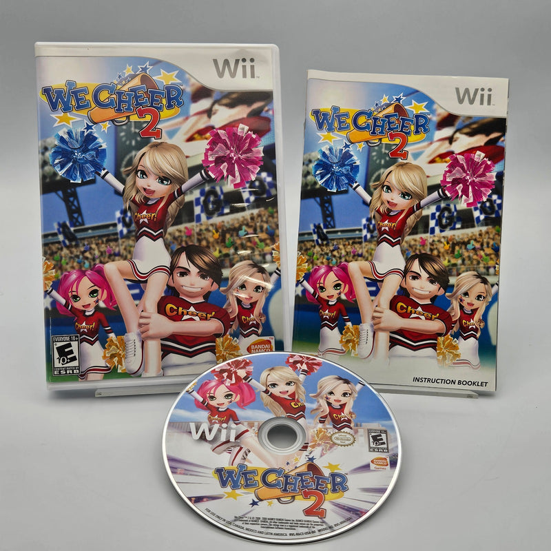 We Cheer 2 Nintendo Wii Complete CIB Refurbished Excellent