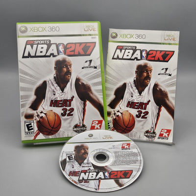 NBA 2K7 Xbox 360 Complete CIB Refurbished Excellent
