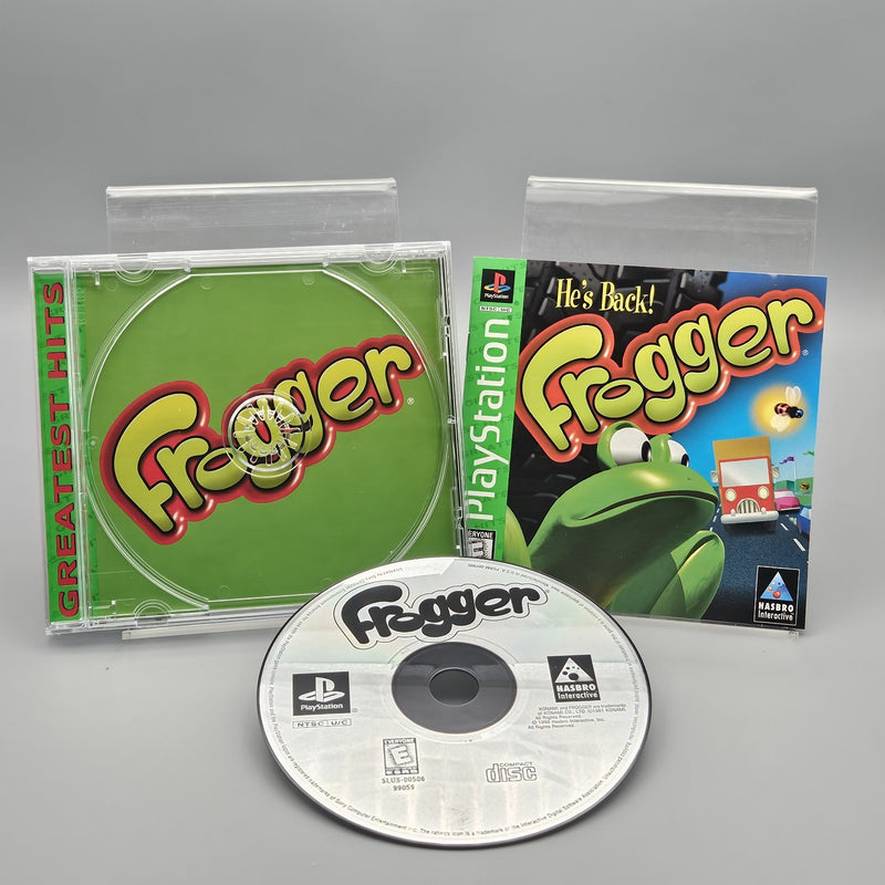 Frogger Playstation PS1 Complete CIB Greatest Hits GH Refurbished Excellent