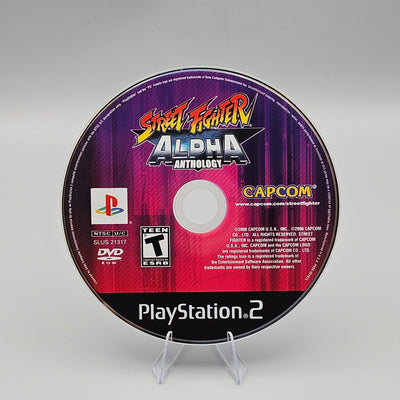 Street Fighter Alpha Anthology PS2 Playstation 2 Disc Only Refurbished Excellent