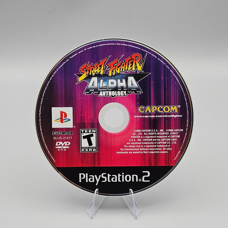 Street Fighter Alpha Anthology PS2 Playstation 2 Disc Only Refurbished Excellent