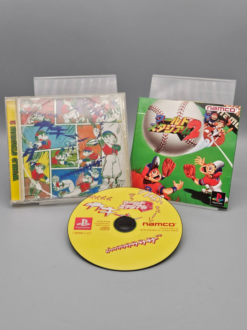 World Stadium 2 JP Playstation PS1 CIB Japan Import US Seller