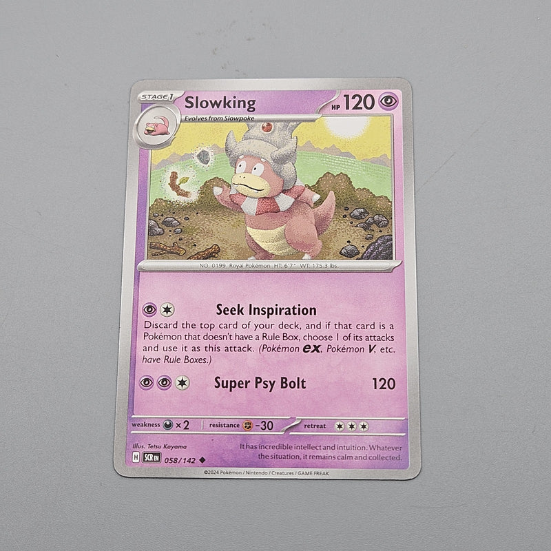 Slowking 058/142 Uncommon Sv07 Scarlet & Violet Stellar Crown NM