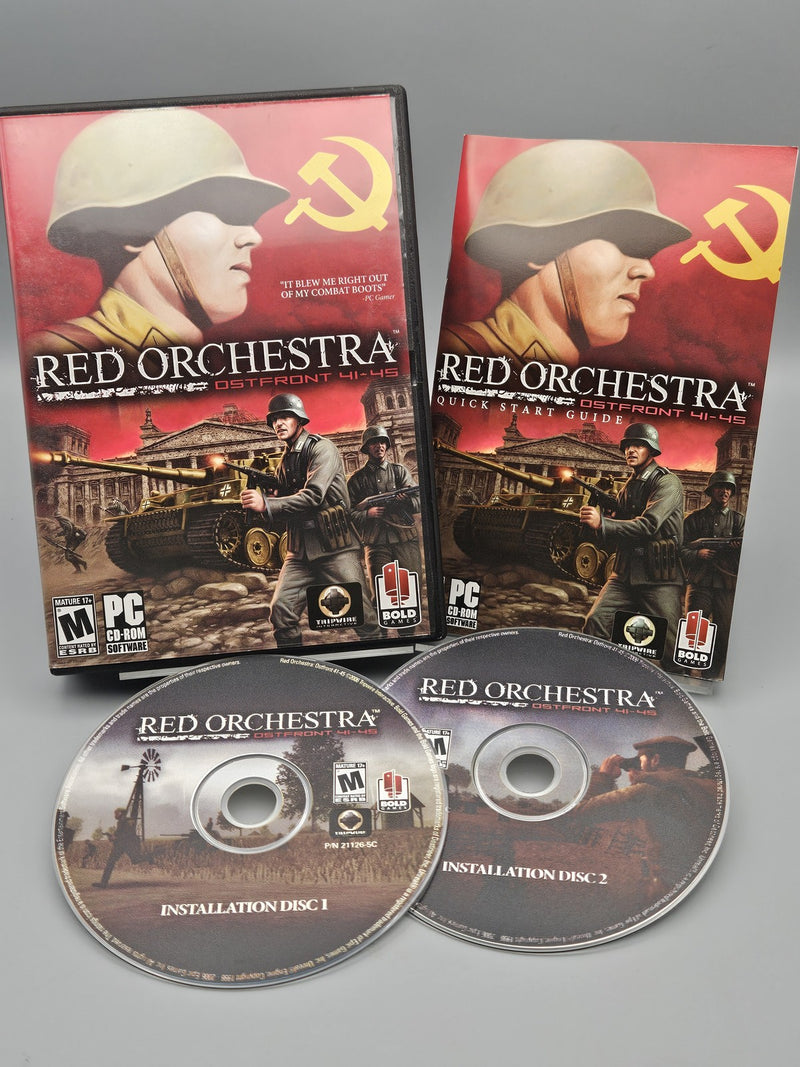 Red Orchestra Ostfront 41-45 PC Game Complete with Case Manual 2 Discs WWII FPS