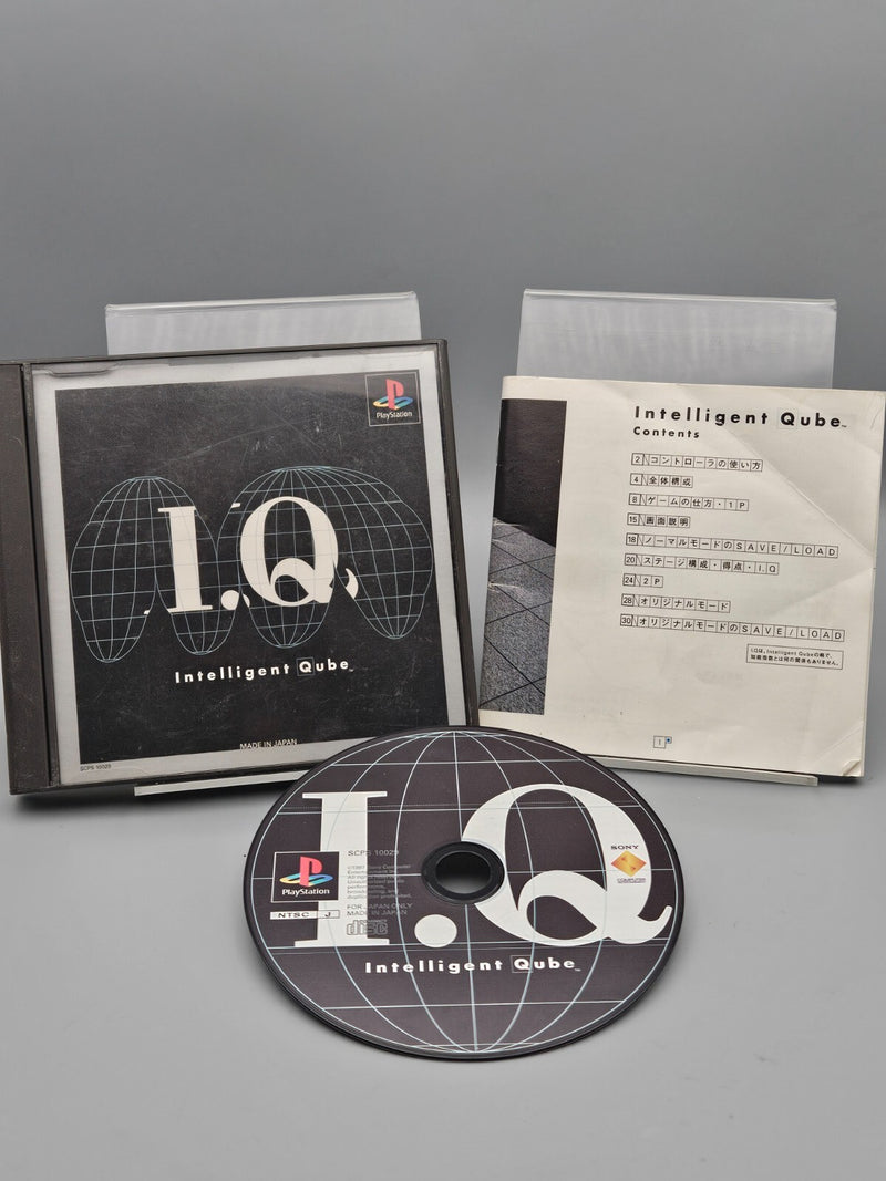 IQ Intelligent Qube JP Sony Playstation PS1 CIB Japan Import US Seller
