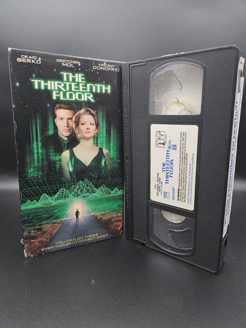 The Thirteenth Floor VHS Craig Bierko Gretchen Mol Vincent D’Onofrio Untested