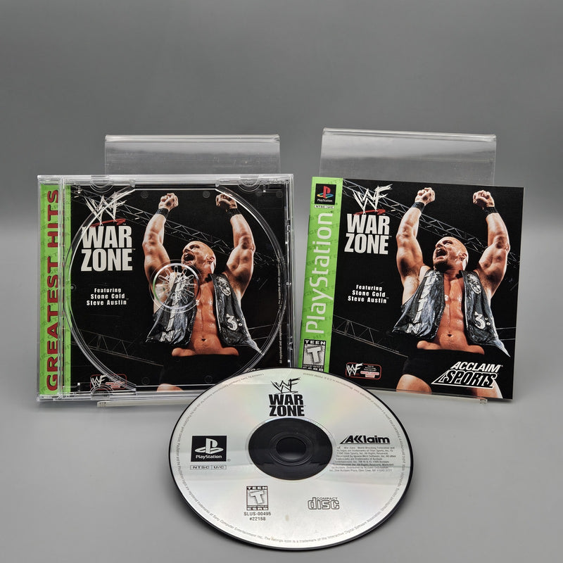WWF Warzone GH PS1 PlayStation 1 Complete Refurbished Excellent