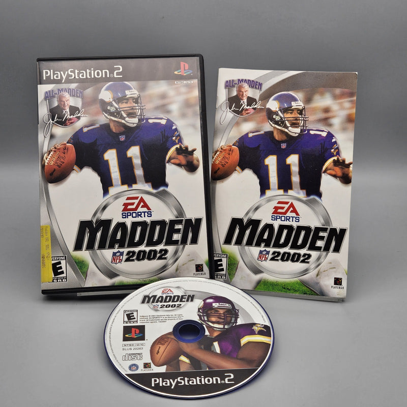 Madden NFL 2002 PS2 PlayStation 2 Complete Refurbished Excellent