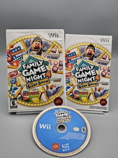 Family Game Night 4: The Game Show Wii CIB Nintendo Tested EA Refurbished