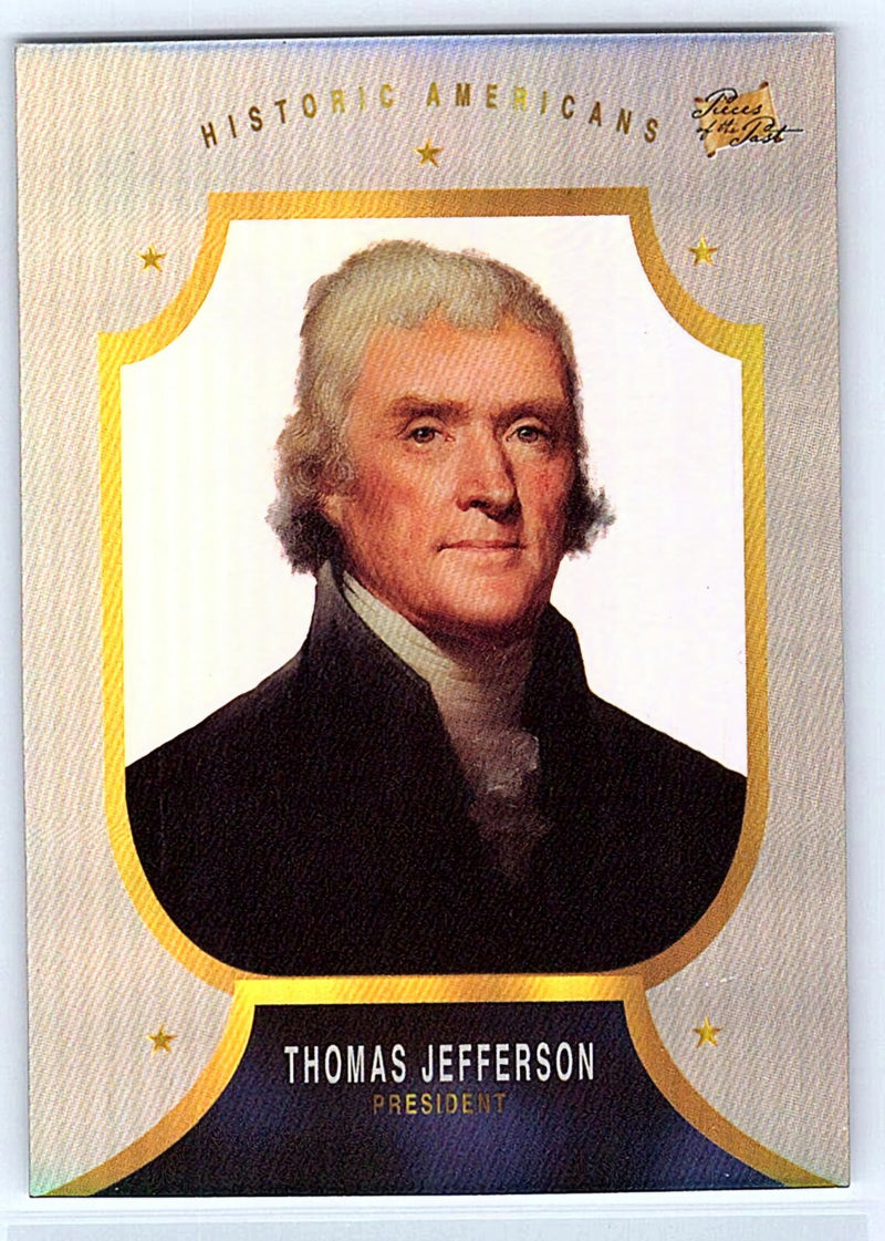 President Thomas Jefferson- 2023 Pieces of the Past #3  Trading Card