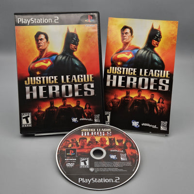 Justice League Heroes PS2 PlayStation 2 CIB Tested Refurbished Excellent