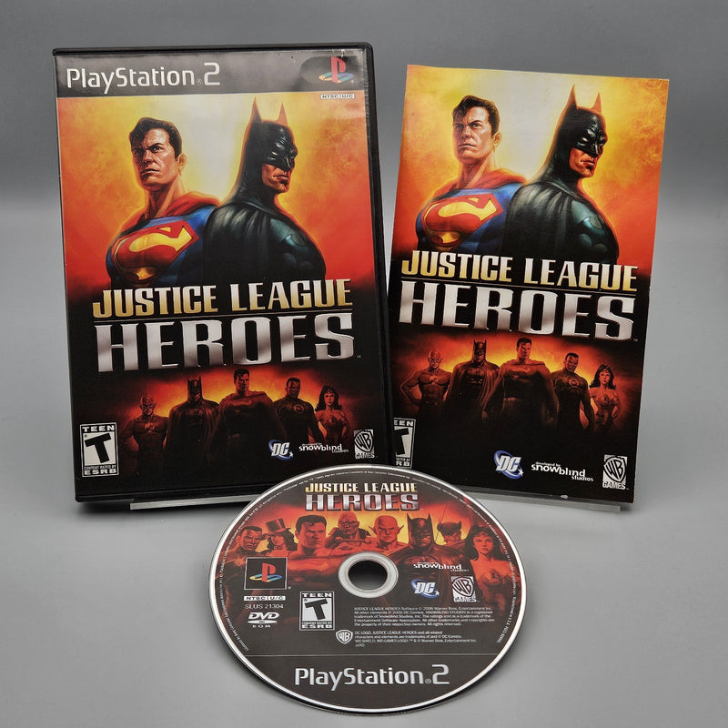 Justice League Heroes PS2 PlayStation 2 CIB Tested Refurbished Excellent